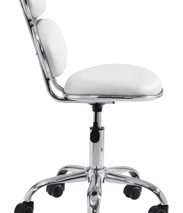 White Metro Retro Office Chair