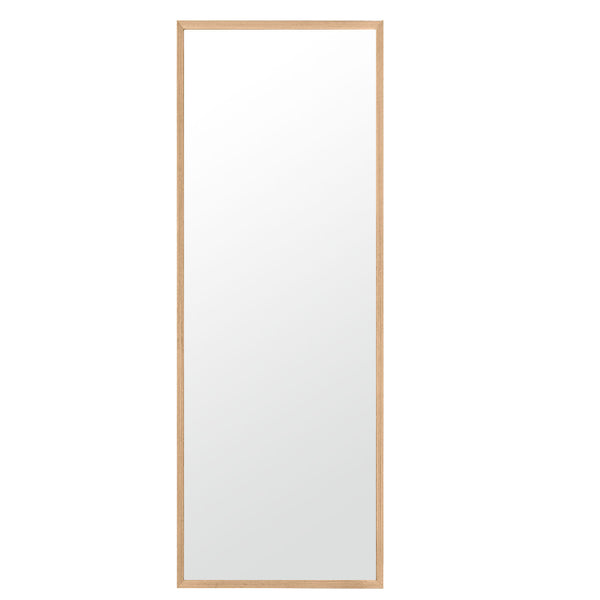 Wooden Full Length Mirror Floor Mirror with Stand