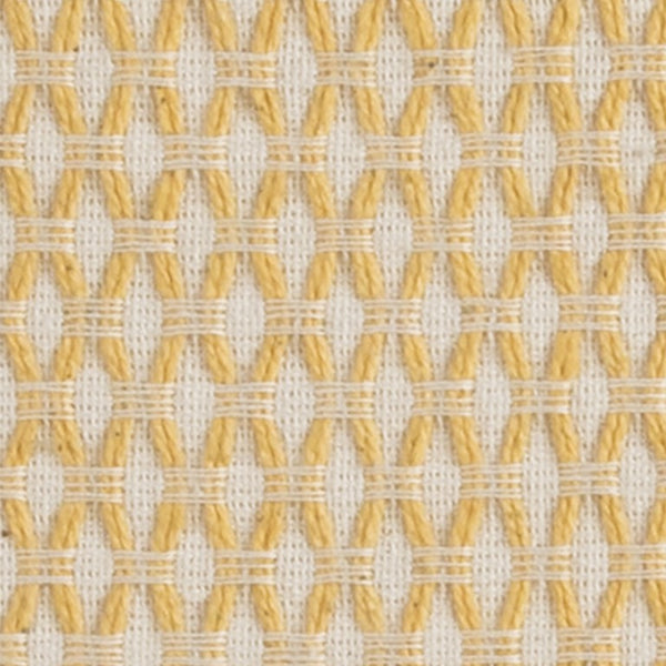 Yellow Ivory Scaled Diamond Pattern Throw Pillow