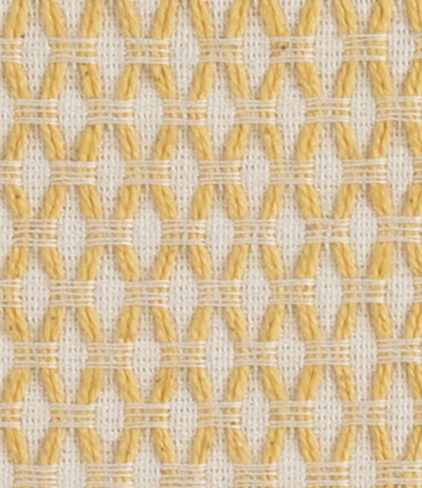 Yellow Ivory Scaled Diamond Pattern Throw Pillow