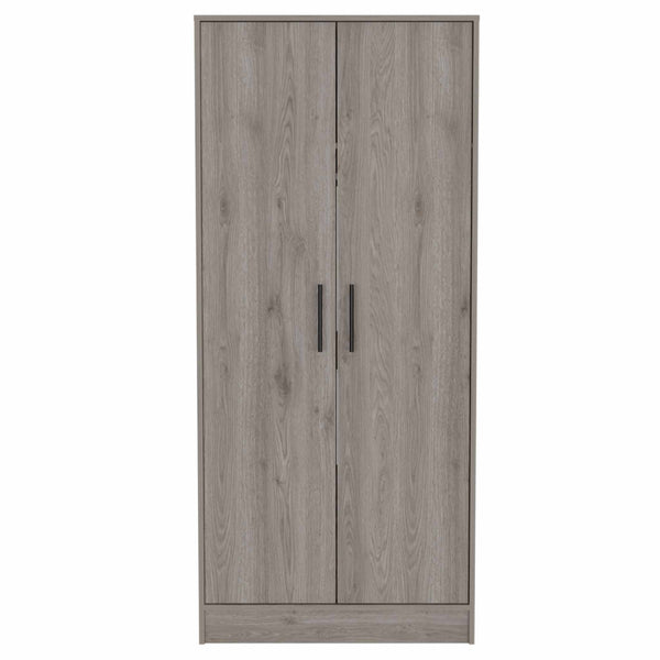 71" Light Gray Tall Two Door Closet