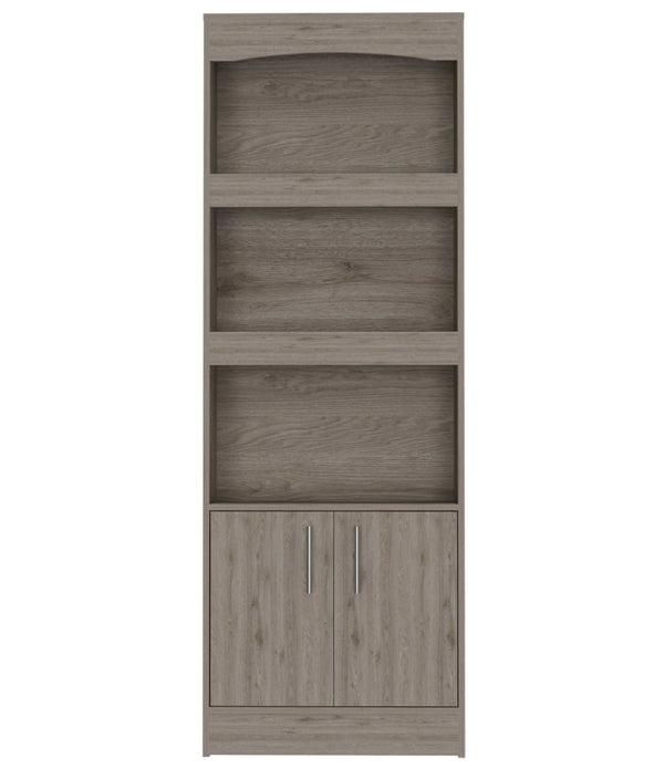 Catarina Light Gray Bookcase Cabinet