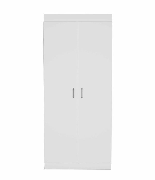 63' Classic White Pantry Cabinet with Two Full Size Doors