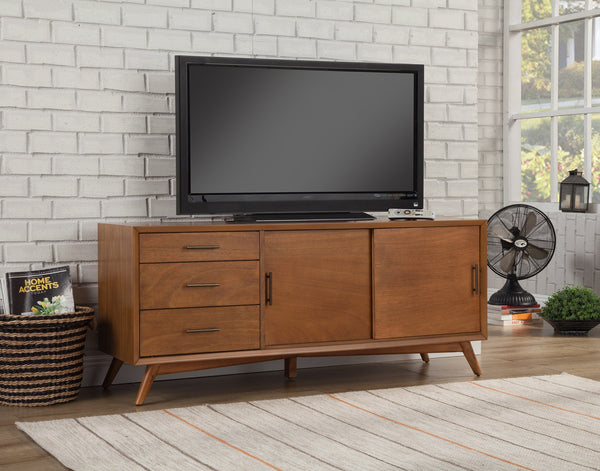 Flair 64" Acorn Mid Century Mod TV Console