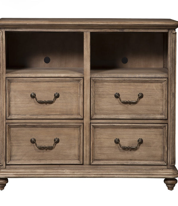 Sandy Truffle TV Console Cabinet