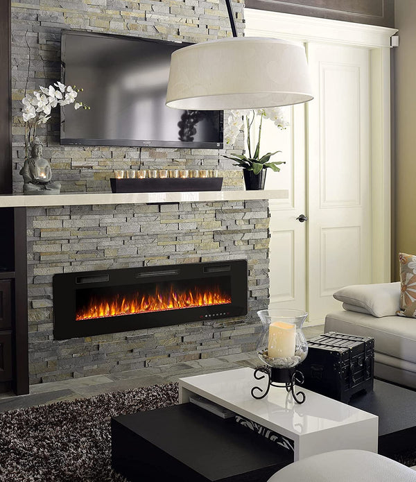 Ultra Thin Wall Mounted Electric Fireplace