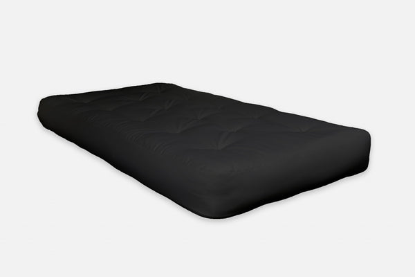 8' Black Double Foam Full Futon Mattress