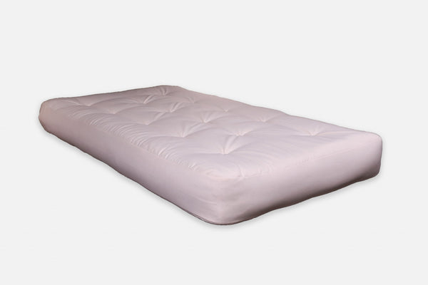 4' Beige CertiPUR  Single Foam Futon Full Mattress