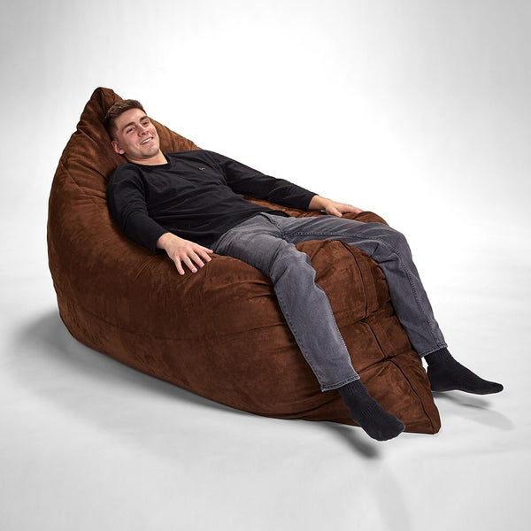 73' x 38' Brown Sofa Sack Bean Bag Lounger