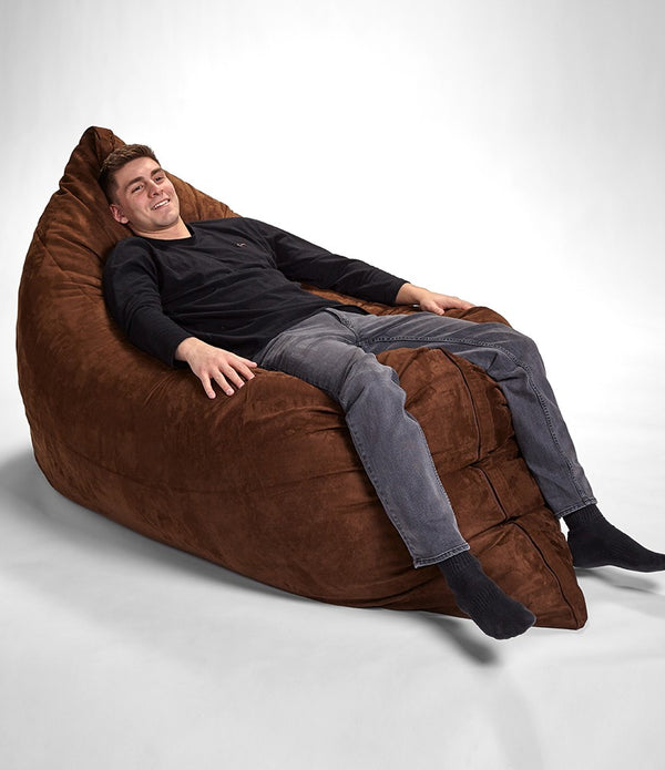 73' x 38' Brown Sofa Sack Bean Bag Lounger