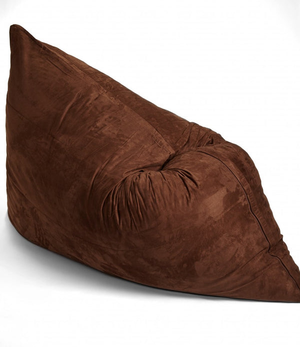 73' x 52' Brown Sofa Sack Bean Bag Lounger