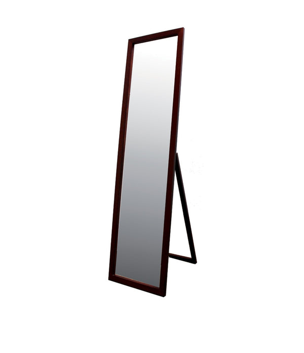 Walnut Finish Full Length Standing Mirror