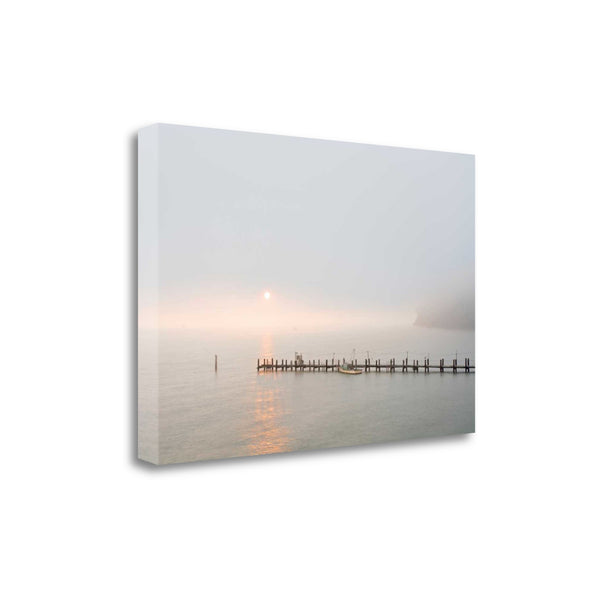 Sunset at the Pier 5 Giclee Wrap Canvas Wall Art