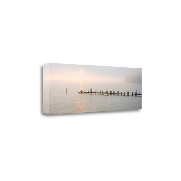 Sunset at the Pier 1 Giclee Wrap Canvas Wall Art