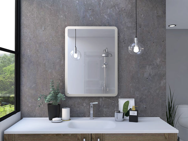 Modern Squoval Shape Wall Mirror