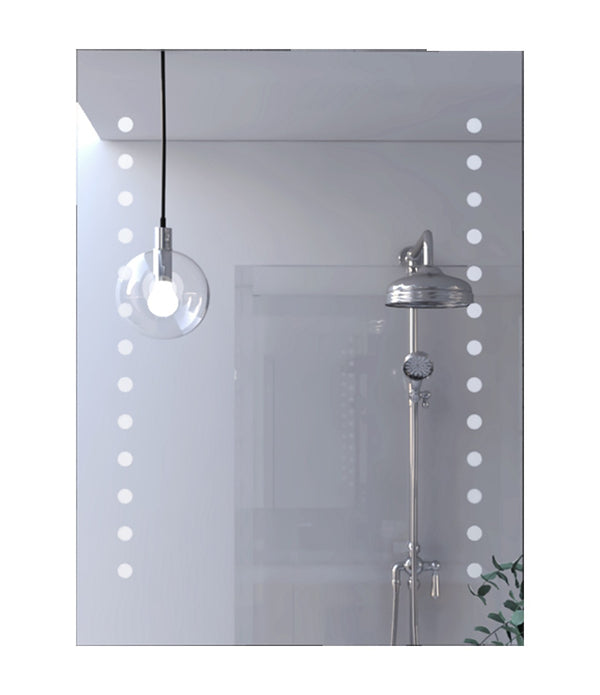 Modern Vertical Dots Design Wall Mirror