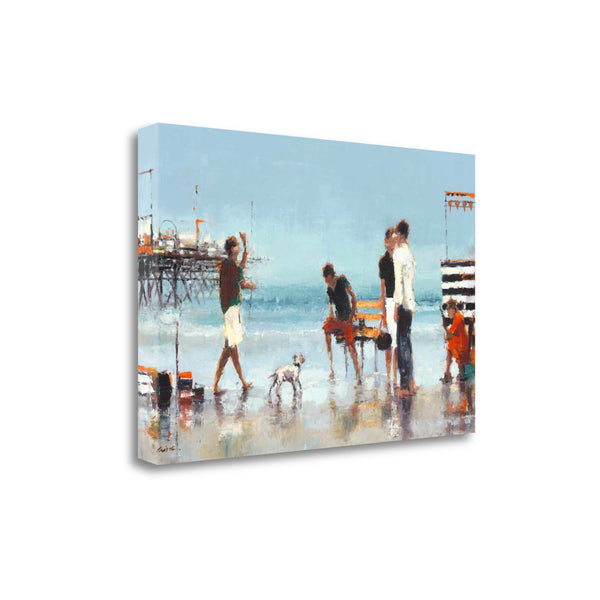 40" Fun at the Beach Canvas Wall Art