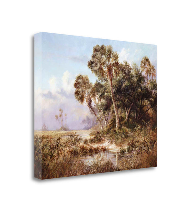 Palm Tree Everglades 2 Giclee Wrap Canvas Wall Art