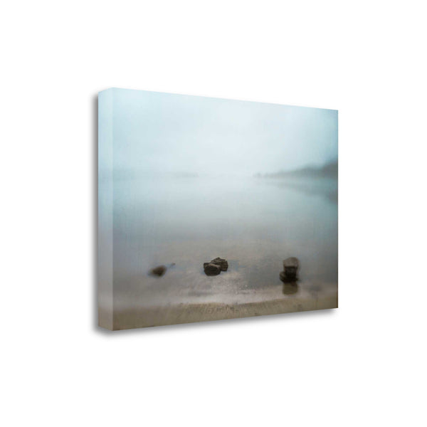 22" Calming Water's Edge Giclee Wrap Canvas Wall Art