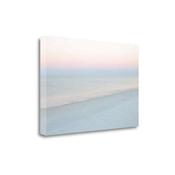 26" Cotton Candy Beach Sky 2 Giclee Wrap Canvas Wall Art