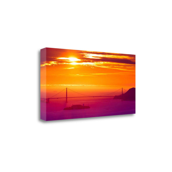 28" Gorgeous Sunset View Giclee Canvas Wall Art