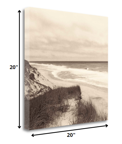 20" Retro Vintage Sand Dunes Giclee Wrap Canvas Wall Art