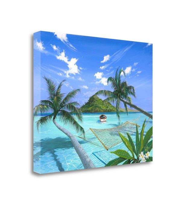 Tropical Paradise 1 Giclee Wrap Canvas Wall Art