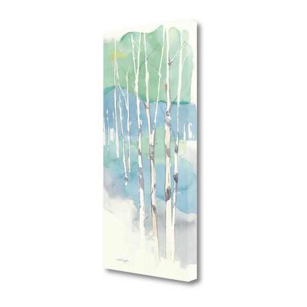 Watercolor Abstract Forest 2 Giclee Wrap Canvas Wall Art