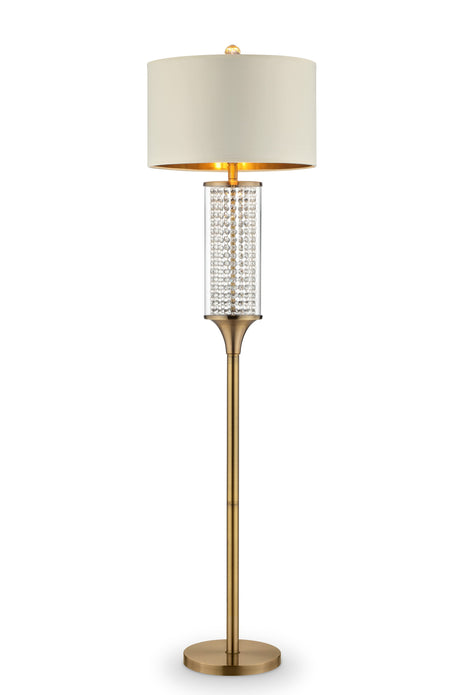 Gold Crystal Floor Lamp