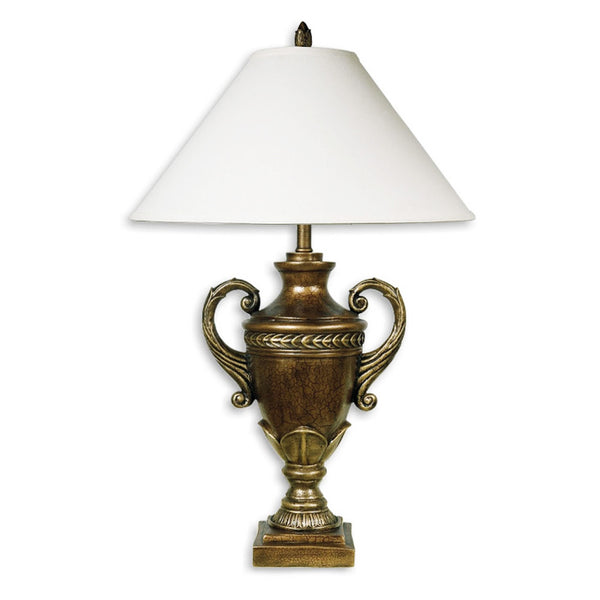 Antique Gold Trophy Table Lamp