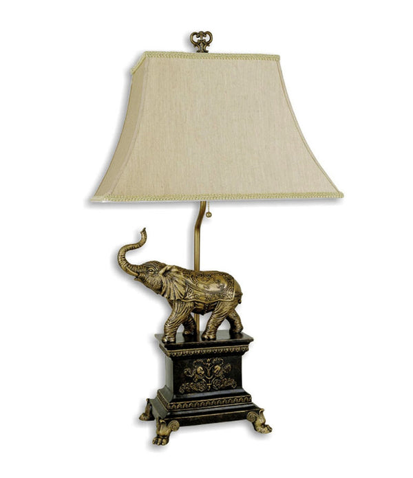 Antique Elephant Table Lamp