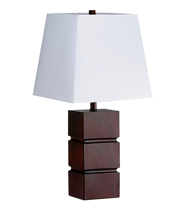 Modern Wooden Stack Table Lamp