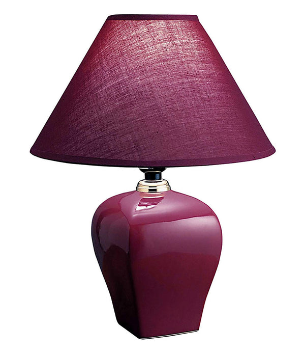 Minimalist Magenta Table Lamp