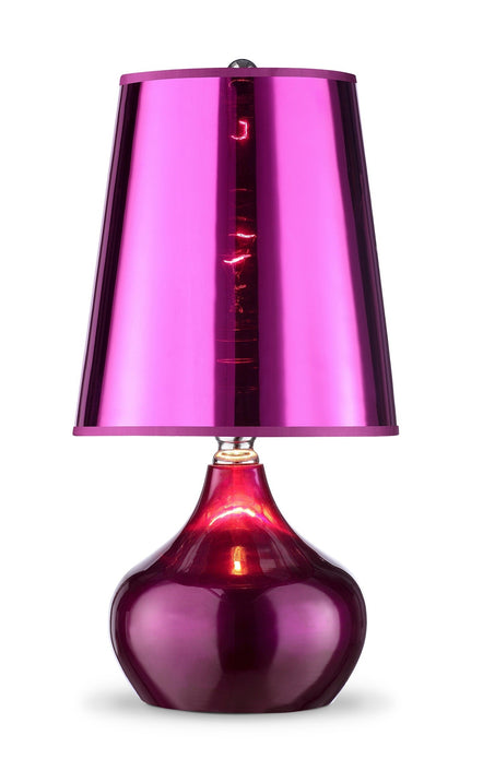 ContempoTransparent Luster Pink Table Lamp