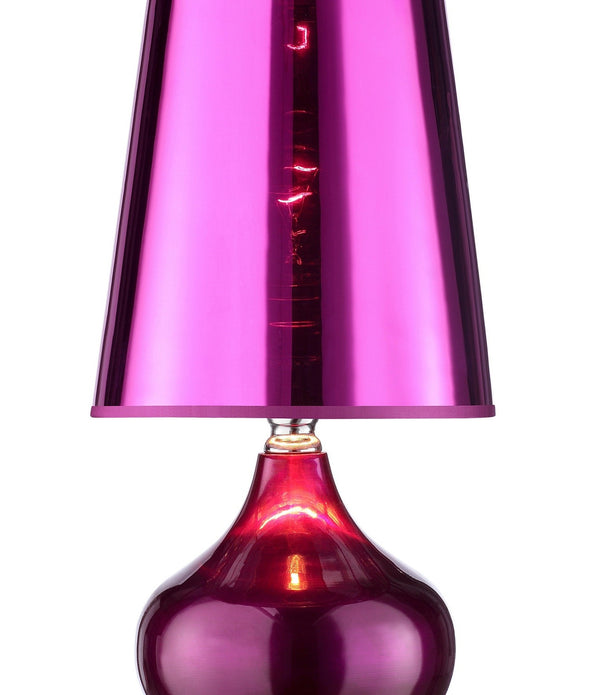 ContempoTransparent Luster Pink Table Lamp