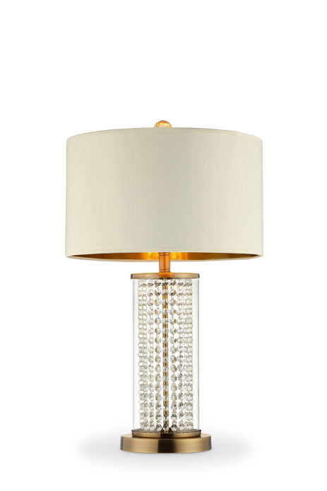 Gold Crystal Desk Lamp