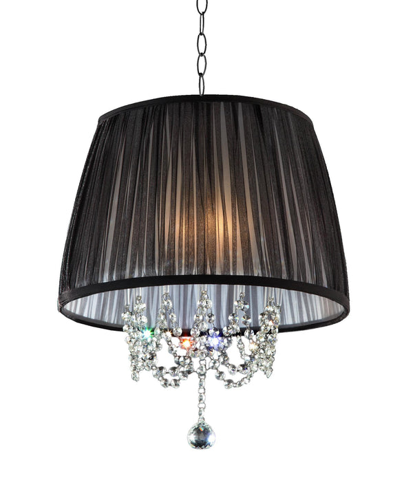 Elegant Ceiling Lamp with Crystal Accents