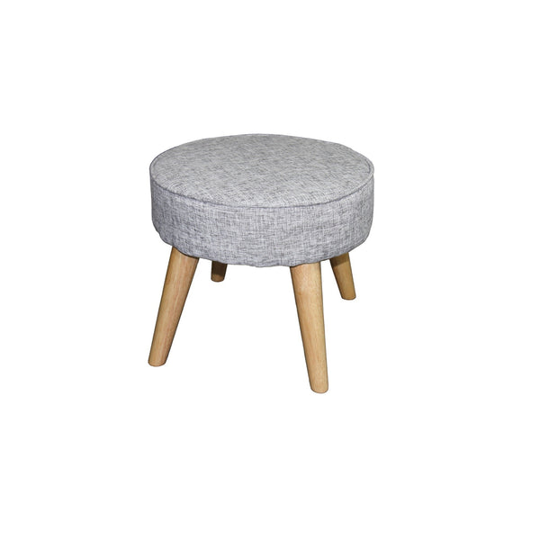 Useful Heathered Gray Foot Stool