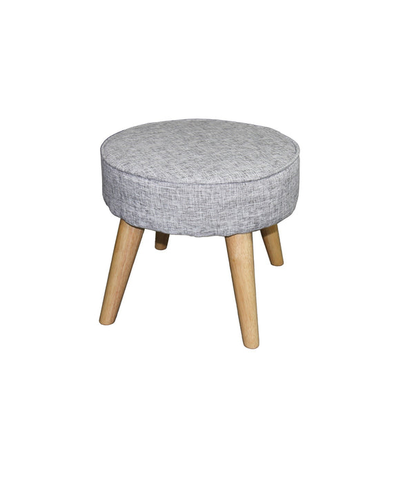 Useful Heathered Gray Foot Stool