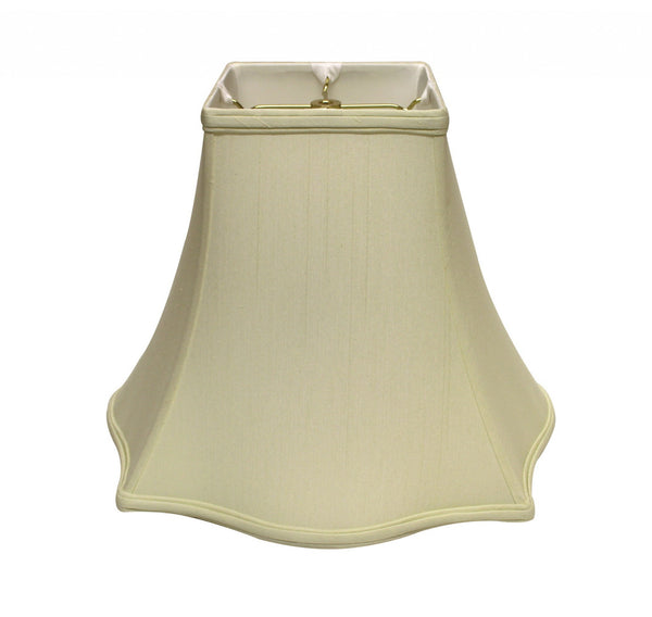 16" Ivory Premium Square Monay Shantung Lampshade