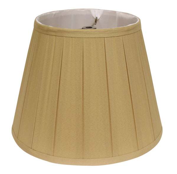 19" Primrose Slanted Crimped Box Shantung Lampshade