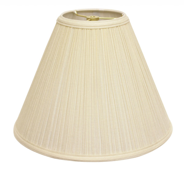 13" Ivory Deep Cone Broadcloth Lampshade