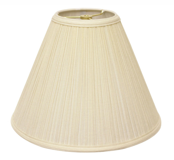 13" Ivory Deep Cone Broadcloth Lampshade