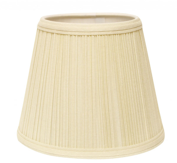 19" Ivory Empire Slanted Broadcloth Lampshade