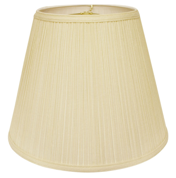 14" Ivory Empire Deep Slanted Broadcloth Lampshade