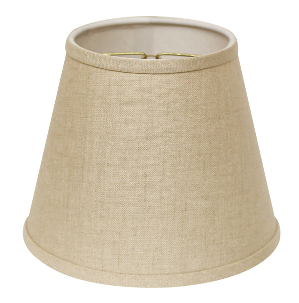 10" Dark Wheat Hardback Empire Linen Lampshade