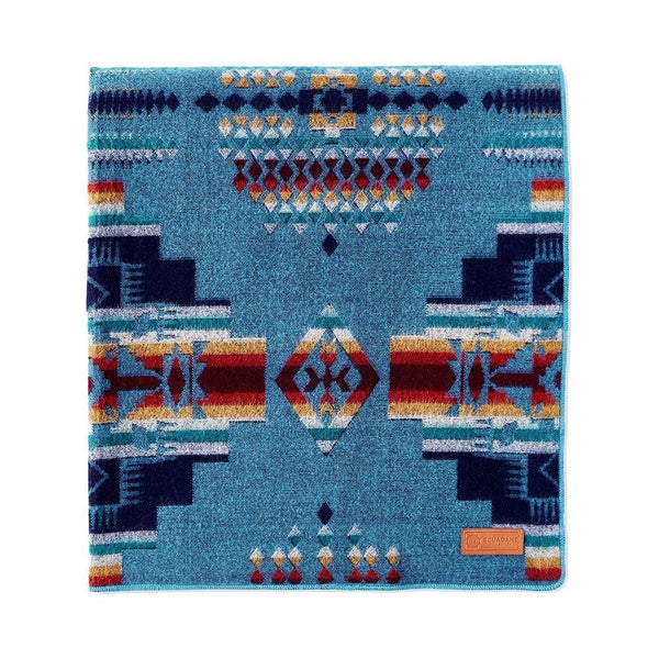 Under the Sea Blue Tribal Print Throw Blanket