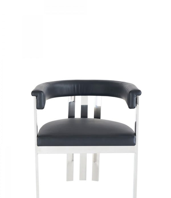 Black Silver Dining Chair