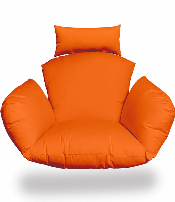 Primo Orange Indoor Outdoor Replacement Cushion for Egg Chair