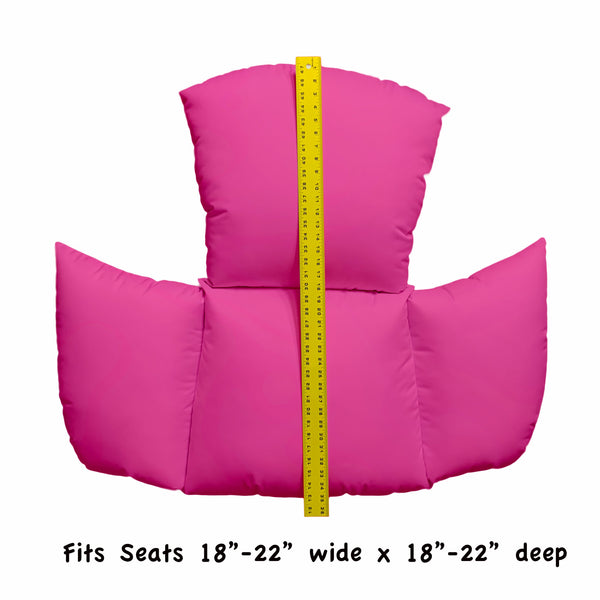 Primo Hot Pink Indoor Outdoor Replacement Cushion for Egg Chair